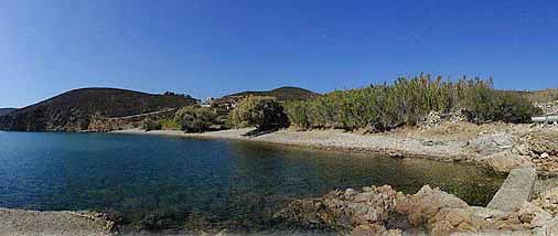 island of patmos - vagia beach